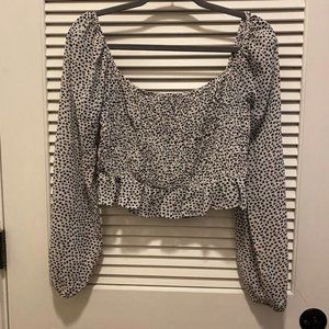 Square Neck Crop Top